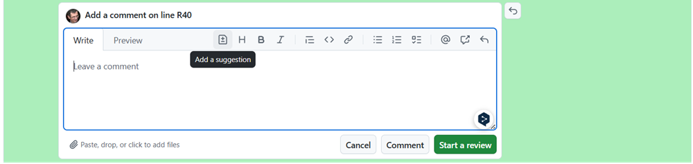 Przycisk Dodaj sugestię