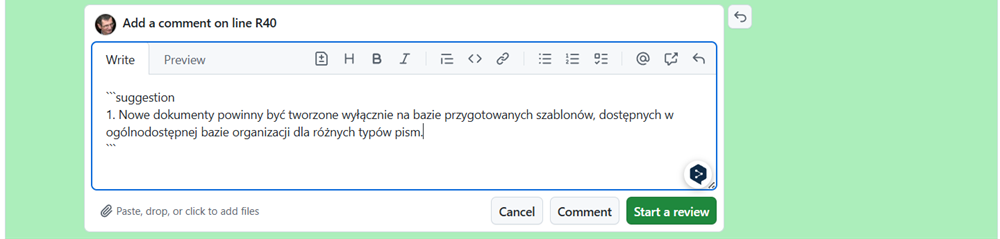 Kopia wybranego fragmentu