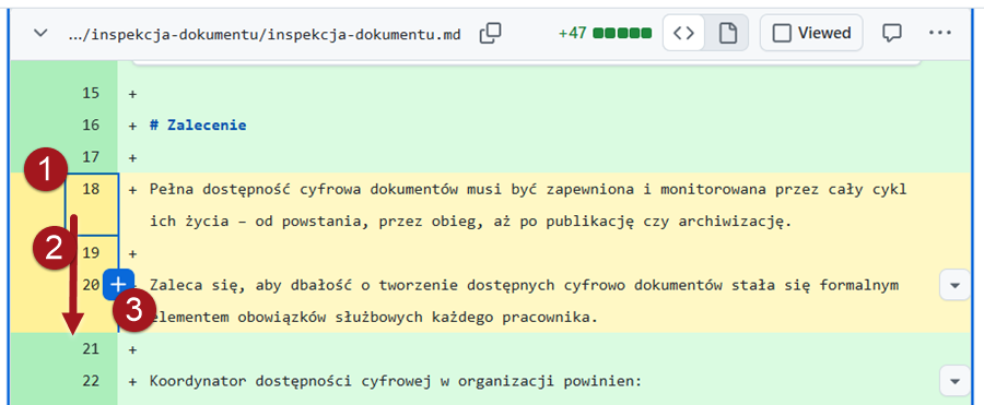 Lista żądań scalenia